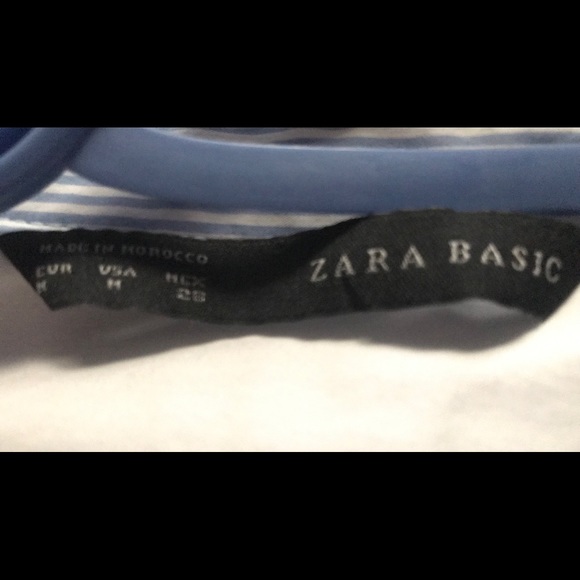 Zara Basic Pinstriped Blouse - Picture 5 of 5